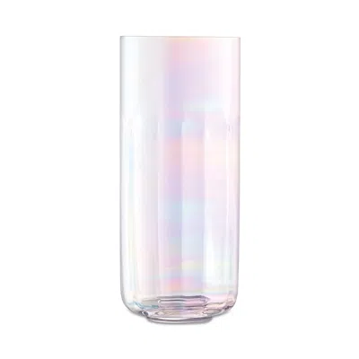 Lsa Pearl Glass Lantern/vase - Large In Clear