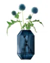 Lsa Rotunda Vase In Sapphire