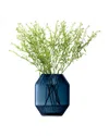Lsa Rotunda 7.75" Vase In Blue
