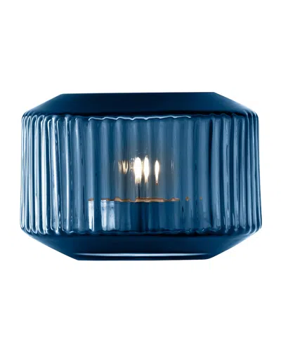 Lsa Rotunda Tealight Candleholder In Blue