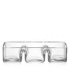 Lsa Trio Serving Dish In Transparent