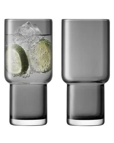 Lsa Utility Slate Highballs, Set Of 2