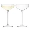 Lsa Wine 10-oz. Champagne Saucer, Set Of 2 In Clear