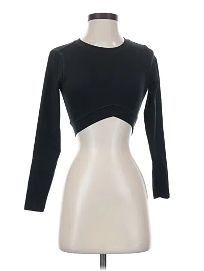 Pre-owned L*space 3/4 Sleeve T-shirt In Black