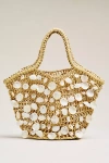 L*space Lspace Alba Crochet Raffia Tote In Brown