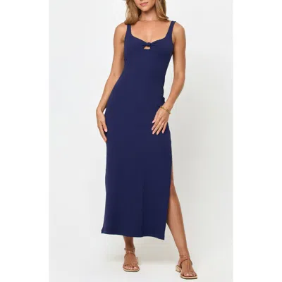 L*space Lspace Alexis Cover-up Midi Dress In Blue