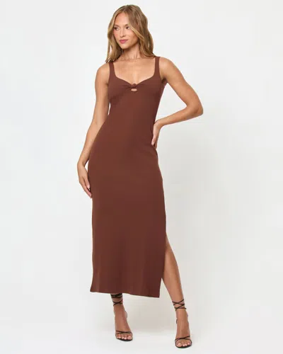 L*space Alexis Dress In Brown