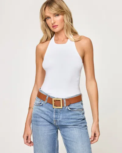 L*space Alyx Halter Tank In White