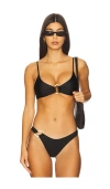 L*space Amory Bikini Top In Black