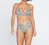 L*space Animal Instinct Shimmer Portia Bottom In Zebra Print