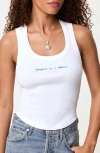 L*space Lspace Ash Cover-up Tank In White