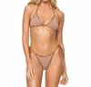 L*space Aspen Bikini Top In Brown Sugar In Multi