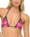L*space Lspace Jasper Bandeau Bikini Top In Blue