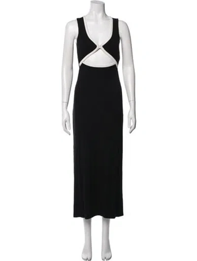 Pre-owned L*space Asymmetrical Long Dress W/ Tags In Black