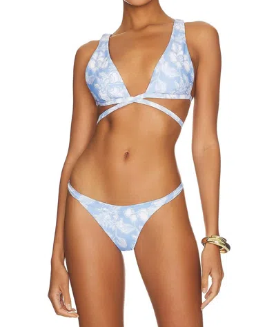 L*SPACE AVERY BIKINI TOP IN BALI BLOOMS