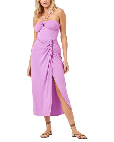 L*space Aya Halter Dress In Rosebud