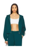 L*space Back To Back Jacket In Deep Teal & Cream
