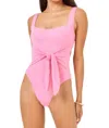 L*space Balboa Tie Waist One-piece Swimsuit In Multi