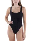 L*space Balboa Tie Waist One-piece Swimsuit In Black