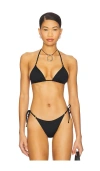 L*space Banning Bikini Top In Black
