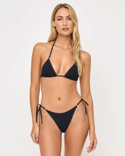 L*space Banning Bikini Top In Black