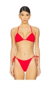 L*space Banning Bikini Top In Flame