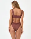 L*space Bardot Bikini Bottom In Brown