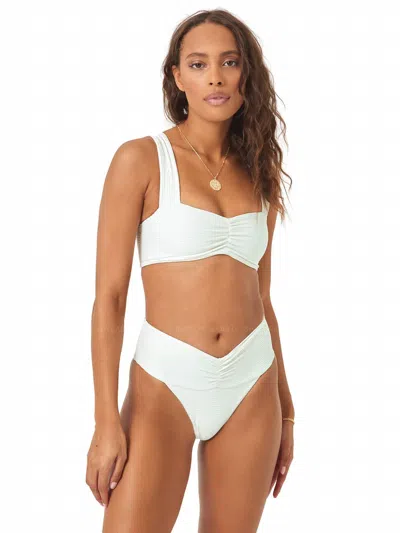 L*space Bardot Bikini Swim Bottom In Ivory In White