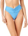 L*space Lspace Dani Ribbed Bikini Bottoms In White