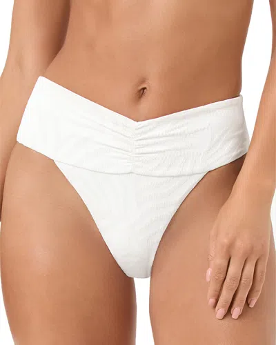 L*space Bardot Foldover Waist Bottom In White