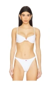 L*space Belle Bikini Top In White