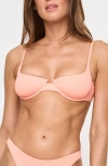 L*space Lspace Belle Underwire Bikini Top In Pink