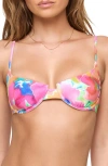 L*space Lspace Belle Underwire Bikini Top In Multi