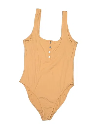 Pre-owned L*space Bodysuit In Tan