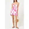L*space Lspace Bonita Ruffle Hem Cover-up Minidress In Pink