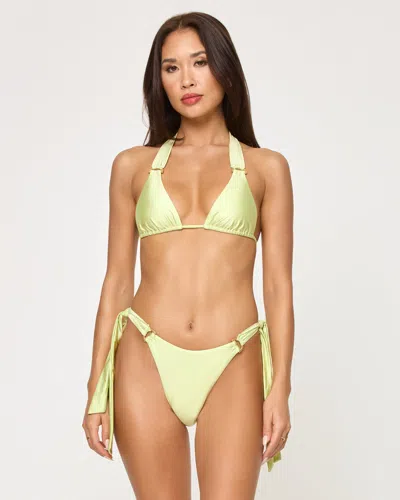 L*space Brielle Bikini Top In Green