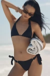 L*space Brielle Triangle Bikini Top In Black