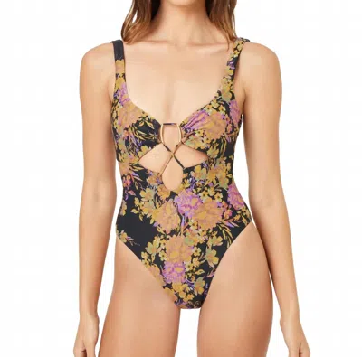 L*space Byron Bay One Piece Swimsuit In Through Thick And Thorns In Multi