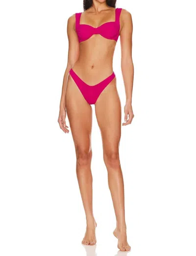 L*space Cabana Bikini Bottom In Bougainvillea In Multi