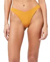 L*space Cabana Bitsy Bikini Bottom In Yellow