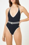 L*space Lspace Caicos Halter One-piece Swimsuit