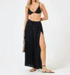 L*space Cali Split Leg Pants In Black In Black