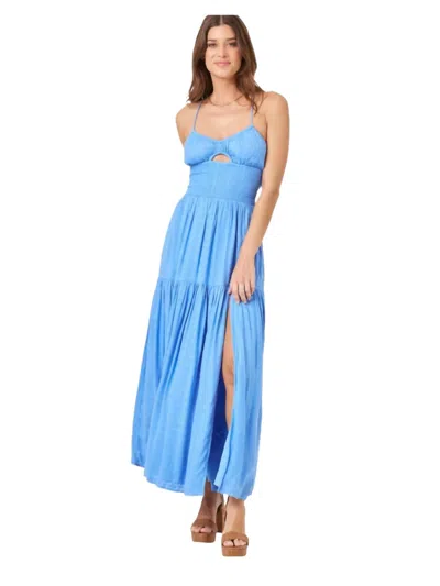 L*space Calla Dress In Veri Peri In Blue