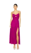 L*space Lspace Calla Smocked Cover-up Sundress In Purple