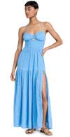L*space Calla Smocked Cover-up Sundress In Veri Peri