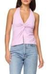 L*space Lspace Callie Halter Cover-up Top In Purple