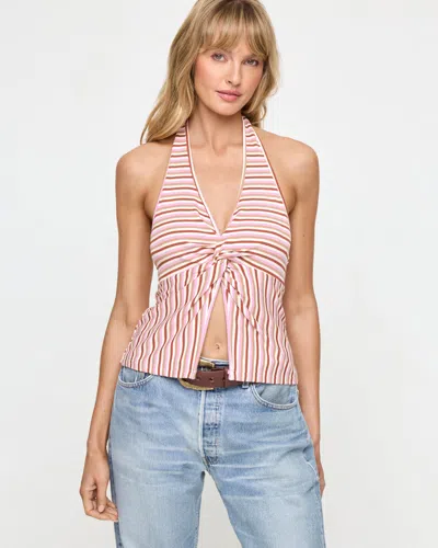 L*space Lspace Callie Halter Cover-up Top In Pink
