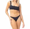 L*space Camacho Bikini Bottom In Black In Black