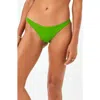 L*space Lspace Camacho Cheeky Bikini Bottoms In Green