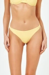 L*space Lspace Camacho Hipster Bikini Bottoms In Yellow